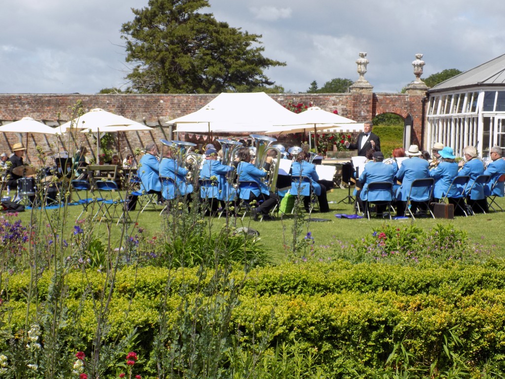 Playing in the gardens at Stansted Park